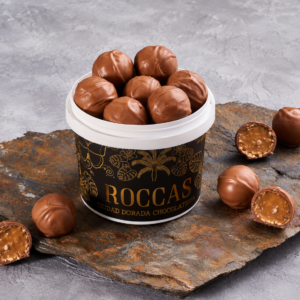 Esferas de Caramelo Salado - Chocolate de Leche 32% cacaco